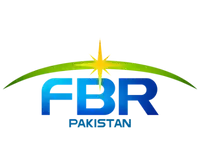 Vibrant FBR Pakistan logo featuring bold blue FBR text arched under a green curve with a golden star, symbolizing official approval for GS Trainings' online earning courses in Forex and Crypto.